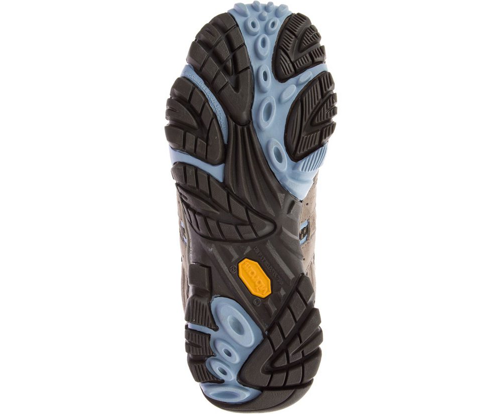 Buty Trekkingowe Merrell Damskie Szare - Moab 2 Waterproof - 670238-AUF